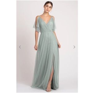 Jenny Yoo Aeryn Dress Morning Mist Size 10